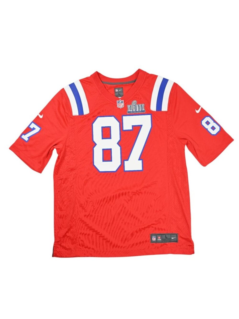 Nike NFL Patriots Rob Gronkowski 87 Jersey in Red